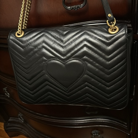 Gucci Gg marmont large handbag new - Picture 11 of 16